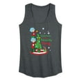 thumbnail image 1 of Cat in the Hat - Christmas Is A Family Thing - Women's Racerback Tank Top, 1 of 6