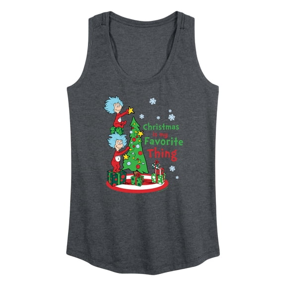 Cat in the Hat - Christmas Is A Family Thing - Women's Racerback Tank Top