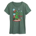 thumbnail image 1 of Cat in the Hat - Christmas Is A Family Thing - Women's Short Sleeve Graphic T-Shirt, 1 of 6