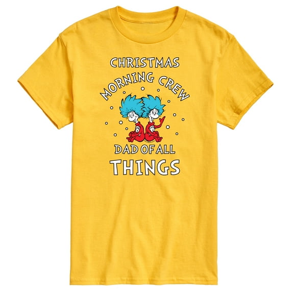 The Cat in the Hat - Christmas Morning Crew Dad - Men's Short Sleeve Graphic T-Shirt