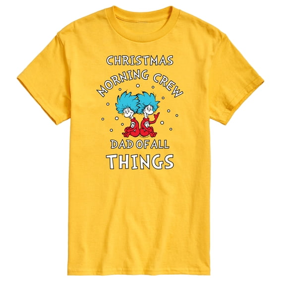 The Cat in the Hat - Christmas Morning Crew Dad - Men's Short Sleeve Graphic T-Shirt