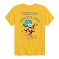 thumbnail image 1 of Cat in the Hat - Christmas Morning Crew Thing 1 - Toddler And Youth Short Sleeve Graphic T-Shirt, 1 of 5