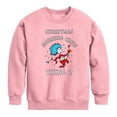 thumbnail image 1 of Cat in the Hat - Christmas Morning Crew Thing 2  - Toddler And Youth Crewneck Fleece Sweatshirt, 1 of 4