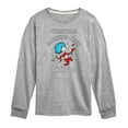thumbnail image 1 of Cat in the Hat - Christmas Morning Crew Thing 2 - Toddler And Youth Long Sleeve Graphic T-Shirt, 1 of 5