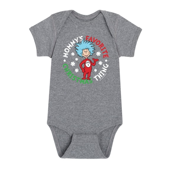 The Cat in the Hat - Favorite Christmas Thing Mommy - Infant Baby One Piece