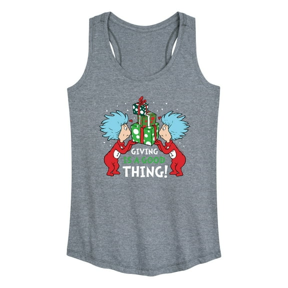 Cat in the Hat - Giving Is A Good Thing - Women's Racerback Tank Top