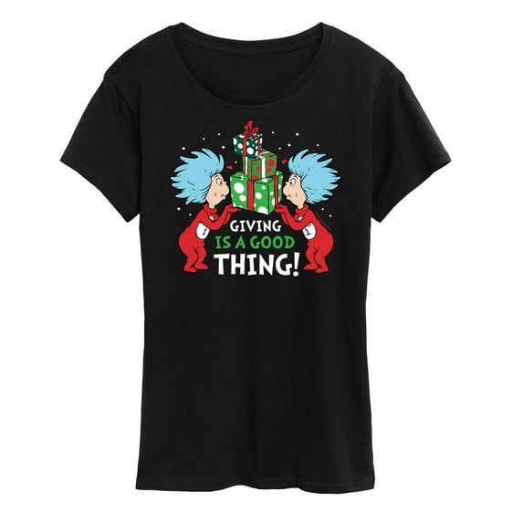 Cat in the Hat - Giving Is A Good Thing - Women's Short Sleeve Graphic T-Shirt