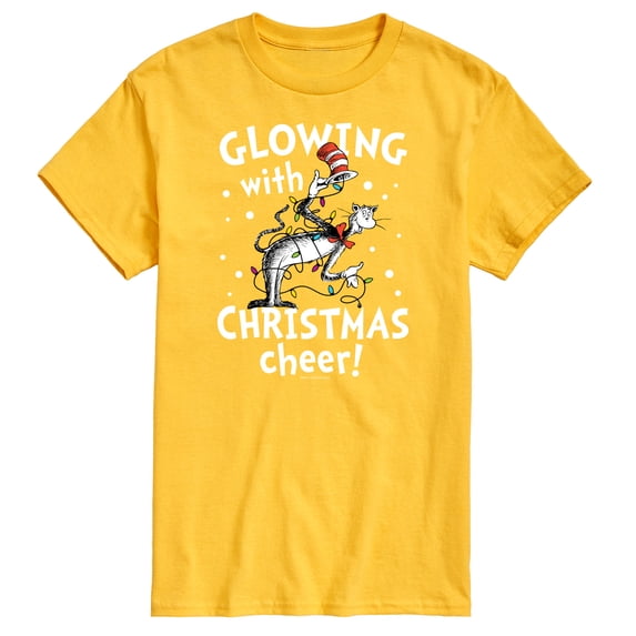 The Cat in the Hat - Glowing Christmas Cheer - Men's Short Sleeve Graphic T-Shirt