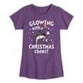 thumbnail image 1 of Cat in the Hat - Glowing Christmas Cheer  - Toddler And Youth Girls Short Sleeve Graphic T-Shirt, 1 of 6