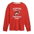 thumbnail image 1 of Cat in the Hat - Glowing Christmas Cheer - Toddler And Youth Long Sleeve Graphic T-Shirt, 1 of 5