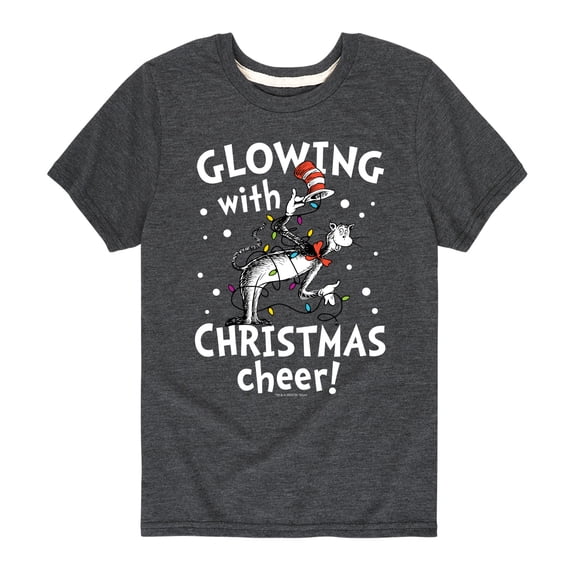 The Cat in the Hat - Glowing Christmas Cheer - Toddler And Youth Short Sleeve Graphic T-Shirt
