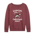 thumbnail image 1 of The Cat in the Hat - Glowing Christmas Cheer - Women's Raglan Graphic T-Shirt, 1 of 5