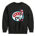 thumbnail image 1 of The Cat in the Hat - Good Cat - Toddler & Youth Crewneck Fleece Sweatshirt, 1 of 4