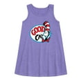 thumbnail image 1 of Cat in the Hat - Good Cat - Toddler & Youth Girls A-line Dress, 1 of 3