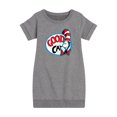 thumbnail image 1 of The Cat in the Hat - Good Cat - Toddler & Youth Girls Fleece Dress, 1 of 4