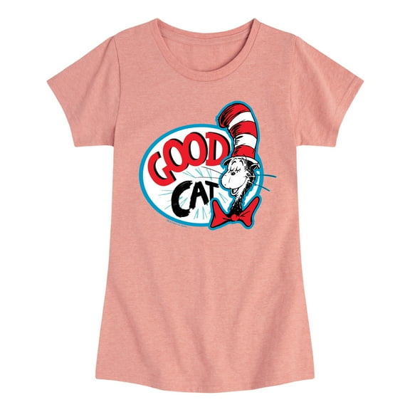 The Cat in the Hat - Good Cat - Toddler & Youth Girls Short Sleeve Graphic T-Shirt