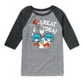 thumbnail image 1 of The Cat in the Hat - Great Idea - Kids Raglan, 1 of 4