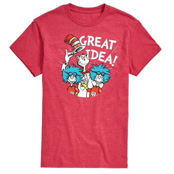 The Cat in the Hat - Great Idea - Men's Short Sleeve Graphic T-Shirt