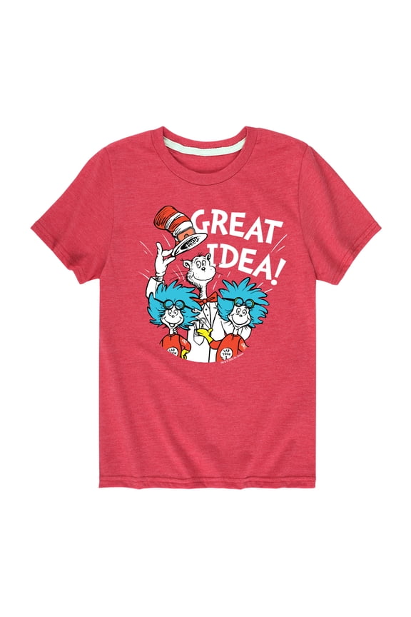 Cat in the Hat - Great Idea - Toddler And Youth Short Sleeve Graphic T-Shirt