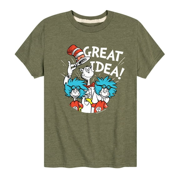 Cat in the Hat - Great Idea - Toddler And Youth Short Sleeve Graphic T-Shirt