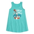 thumbnail image 1 of Cat in the Hat - Great Idea - Toddler and Youth Girls A-line Dress, 1 of 4