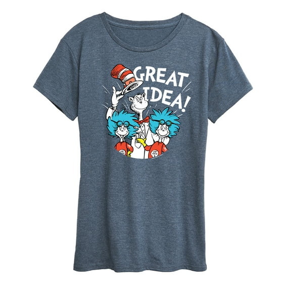 The Cat in the Hat - Great Idea - Women's Short Sleeve Graphic T-Shirt