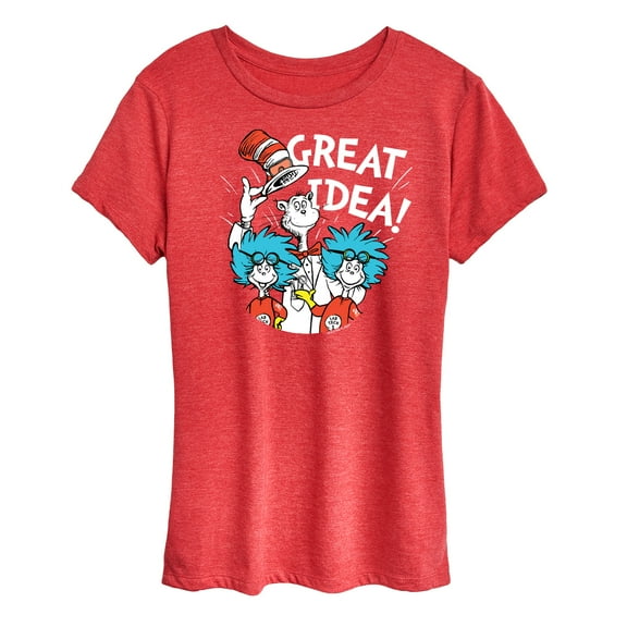 The Cat in the Hat - Great Idea - Women's Short Sleeve Graphic T-Shirt