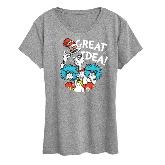 The Cat in the Hat - Great Idea - Women's Short Sleeve Graphic T-Shirt