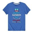 thumbnail image 1 of Cat in the Hat - Happy Fathers Day Thing 1 Thing 2 - Toddler And Youth Short Sleeve Graphic T-Shirt, 1 of 5