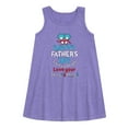 thumbnail image 1 of Cat in the Hat - Happy Fathers Day Thing 1 Thing 2 - Toddler and Youth Girls A-line Dress, 1 of 4