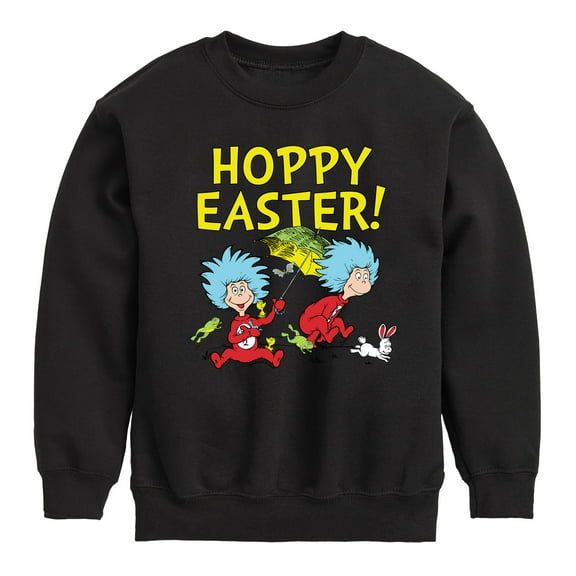 The Cat in the Hat - Hoppy Easter - Toddler And Youth Crewneck Fleece Sweatshirt
