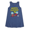 thumbnail image 1 of Cat in the Hat - Hoppy Easter - Toddler and Youth Girls A-line Dress, 1 of 5