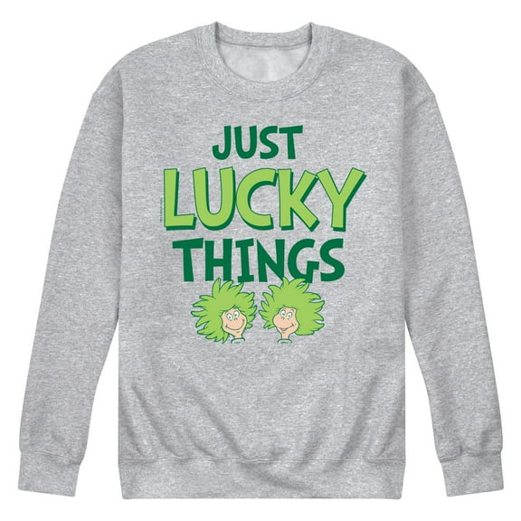 The Cat in the Hat - Just Lucky Things - Men's Crew Neck Fleece Pullover