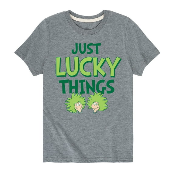 Cat in the Hat - Just Lucky Things - Toddler And Youth Short Sleeve Graphic T-Shirt