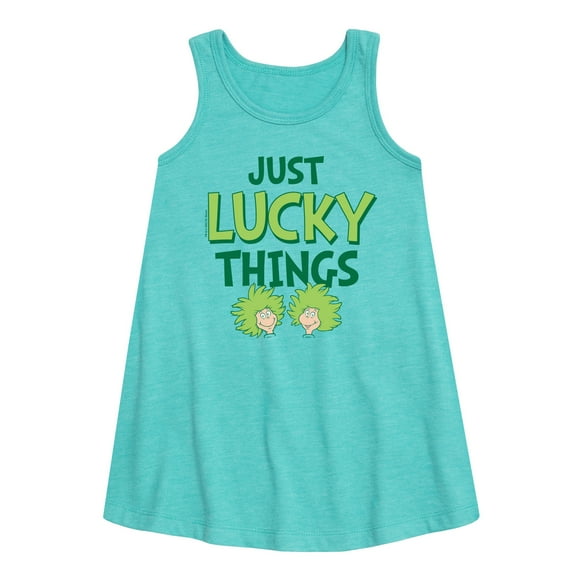 Cat in the Hat - Just Lucky Things - Toddler and Youth Girls A-line Dress