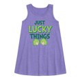 thumbnail image 1 of Cat in the Hat - Just Lucky Things - Toddler and Youth Girls A-line Dress, 1 of 4