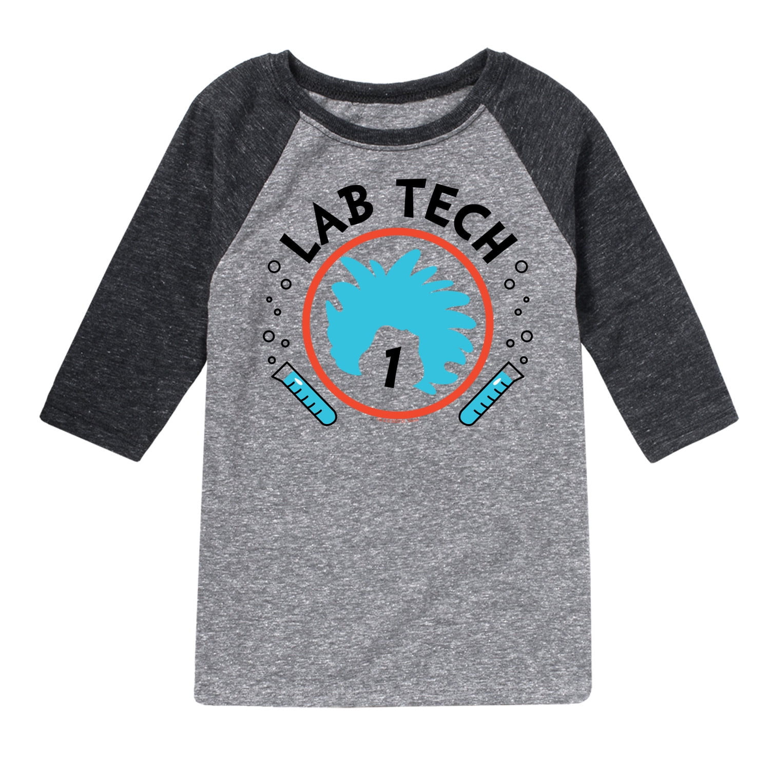 The Cat in the Hat - Lab Tech 1 - Kids Raglan - Walmart.com