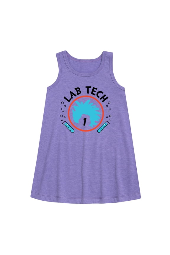 Cat in the Hat - Lab Tech 1 - Toddler and Youth Girls A-line Dress
