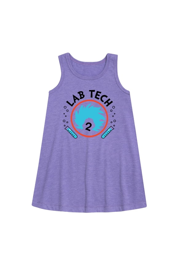 Cat in the Hat - Lab Tech 2 - Toddler and Youth Girls A-line Dress