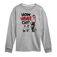 thumbnail image 1 of The Cat in the Hat - Now What Cat - Toddler & Youth Long Sleeve Graphic T-Shirt, 1 of 4