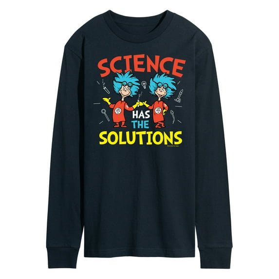 Cat in the Hat - Science Has The Solutions - Men's Long Sleeve T-Shirt