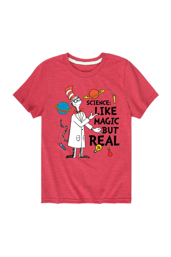 Cat in the Hat - Science Like Magic But Real - Toddler And Youth Short Sleeve Graphic T-Shirt