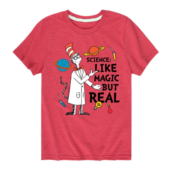 Cat in the Hat - Science Like Magic But Real - Toddler And Youth Short Sleeve Graphic T-Shirt