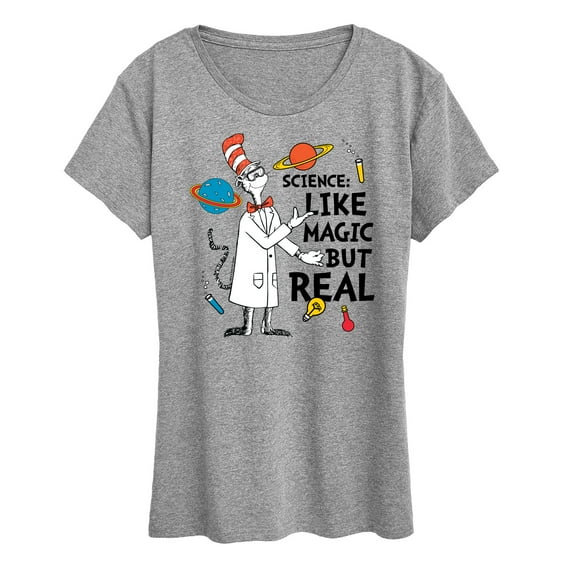Cat in the Hat - Science Like Magic But Real - Women's Short Sleeve Graphic T-Shirt