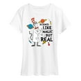 thumbnail image 1 of Cat in the Hat - Science Like Magic But Real - Women's Short Sleeve Graphic T-Shirt, 1 of 5