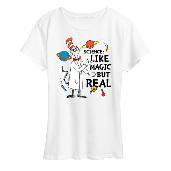 Cat in the Hat - Science Like Magic But Real - Women's Short Sleeve Graphic T-Shirt