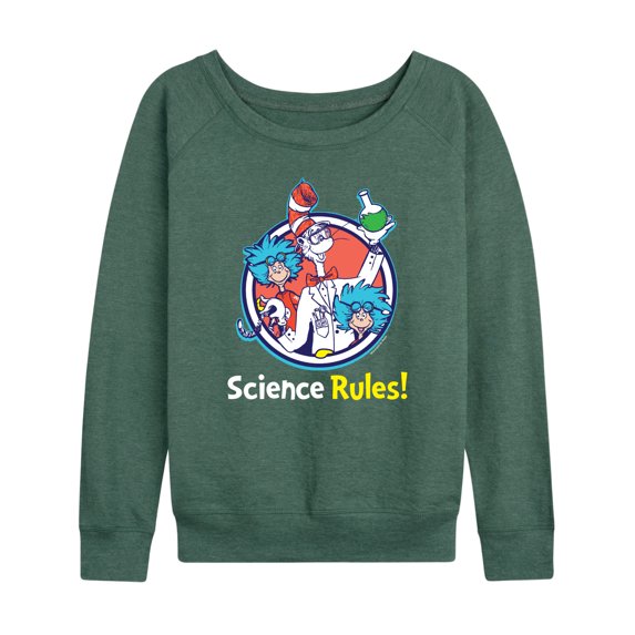 Cat in the Hat - Science Rules - Women's Lightweight French Terry Long Sleeve Shirt