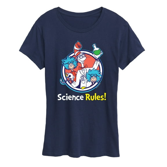 The Cat in the Hat - Science Rules - Women's Short Sleeve Graphic T-Shirt