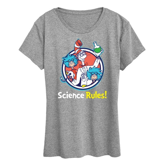 The Cat in the Hat - Science Rules - Women's Short Sleeve Graphic T-Shirt