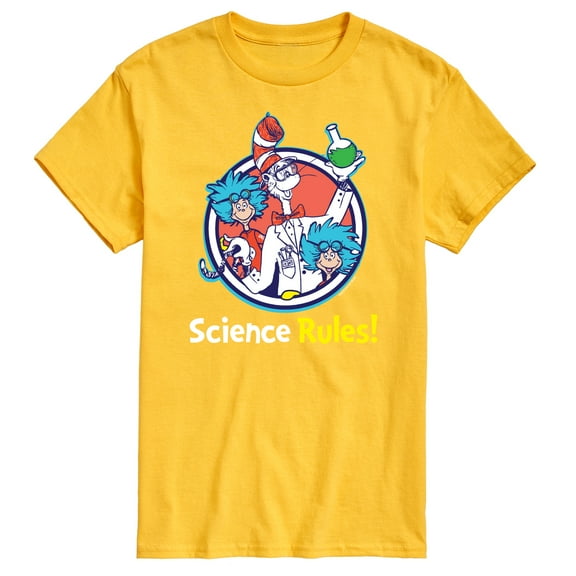 The Cat in the Hat - Seuss Science - Men's Short Sleeve Graphic T-Shirt